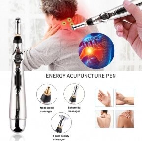 Электронный акупунктурный карандаш массажер Massager Pen GLF-209 - лазерная машинка для иглоукалывания - меридиана от компании bel-ok - магазин товаров для дома - фото 1