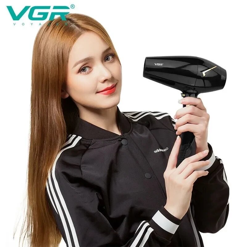 Фен для волос VGR V-423, черный от компании ART-DECO МАРКЕТ - магазин товаров для дома - фото 1