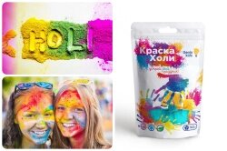 Фестивальная краска "Холи" Genio Kids Яркий цвет праздника, 100 гр Белая от компании bel-ok - магазин товаров для дома - фото 1