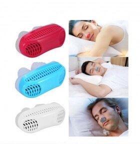 Фильтр для носа 2 в 1 Anti Snoring and Air Purifier (воздушный фильтр и антихрап, заменитель марлевой повязки) от компании bel-ok - магазин товаров для дома - фото 1