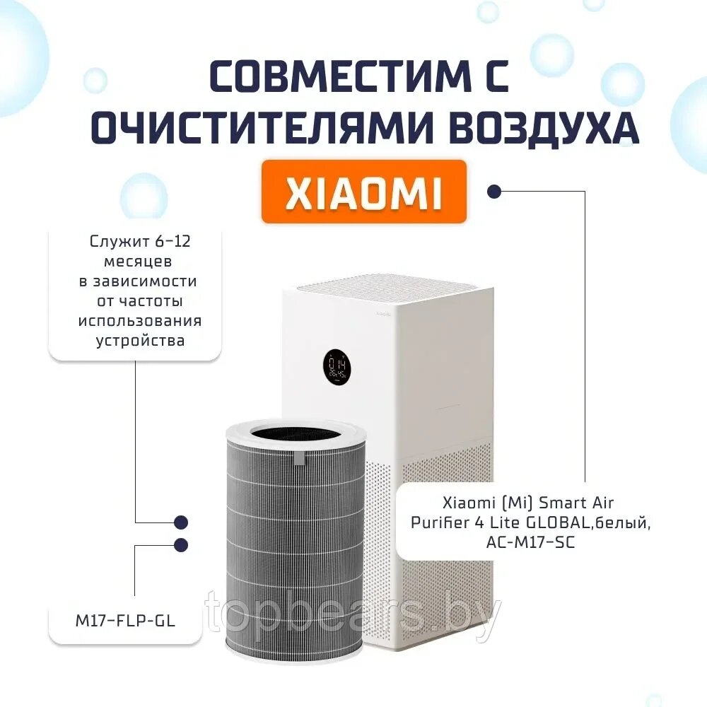 Фильтр Xiaomi Mi Smart Air Purifier 4 Lite M17-FLP B0262 от компании Art-deco магазин товаров для дома - фото 1