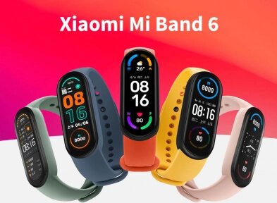 Фитнес браслет Smart Band M6 с измерением давления, пульса и уровня кислорода в крови (реплика) Красный от компании bel-ok - магазин товаров для дома - фото 1