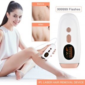 Фотоэпилятор для удаления волос IPL Hair Removal Device 999999 импульсов Белый от компании bel-ok - магазин товаров для дома - фото 1