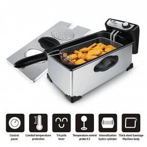 Фритюрница Sоnifer  Deep Fryer модель SF  1002 (емкость 4л) от компании bel-ok - магазин товаров для дома - фото 1