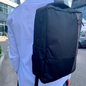 Городской рюкзак BACKPACK с USB и отделением для ноутбука до 17 Чёрный от компании bel-ok - магазин товаров для дома - фото 1