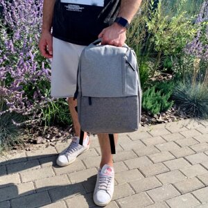 Городской рюкзак Urban с USB и отделением для ноутбука до 15.75"Серый