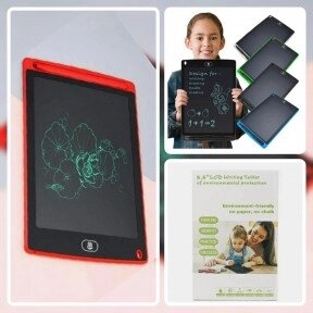 Графический обучающий планшет для рисования  (планшет для заметок), 8.5 дюймов Writing Tablet II Красный от компании ART-DECO МАРКЕТ - магазин товаров для дома - фото 1