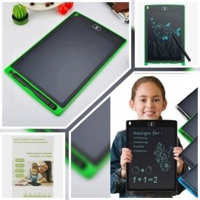 Графический обучающий планшет для рисования  (планшет для заметок), 8.5 дюймов Writing Tablet II Зелёный от компании ART-DECO МАРКЕТ - магазин товаров для дома - фото 1