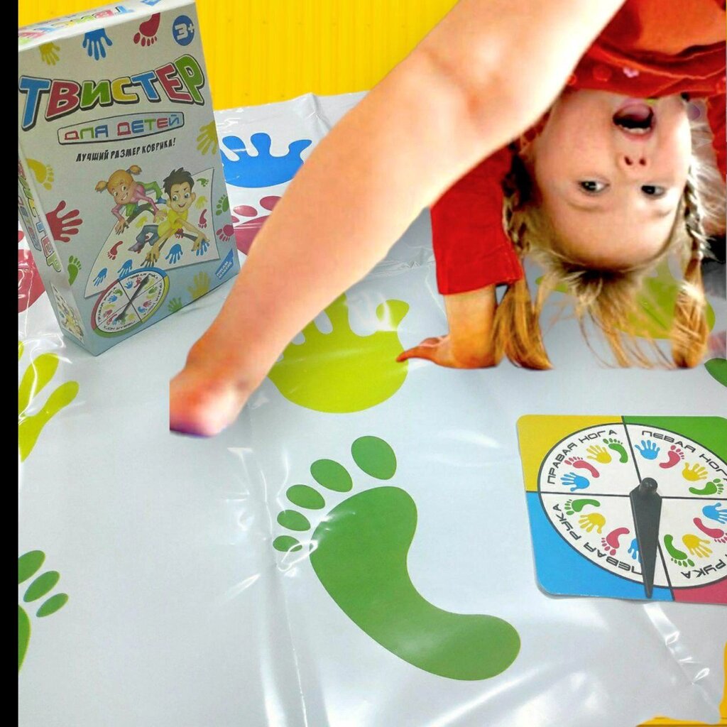 Игра детская комнатная Твистер / Напольная игра для детей Twister от компании ART-DECO МАРКЕТ - магазин товаров для дома - фото 1