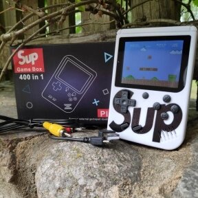 Игровая приставка Sup Game Box PLUS Retro 400 in 1  2.8 TFT 8 BIT 400 в 1 Белая от компании bel-ok - магазин товаров для дома - фото 1