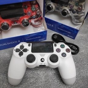 Игровой геймпад Sony DualShock 4 , беспроводной Белый от компании bel-ok - магазин товаров для дома - фото 1