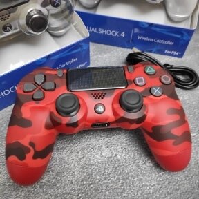 Игровой геймпад Sony DualShock 4 , беспроводной Красный хаки от компании bel-ok - магазин товаров для дома - фото 1