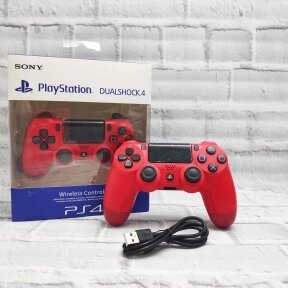 Игровой геймпад Sony DualShock 4 , беспроводной Красный от компании bel-ok - магазин товаров для дома - фото 1