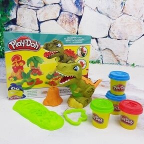 Игровой набор с пластилином Play-Doh Могучий динозавр от компании bel-ok - магазин товаров для дома - фото 1