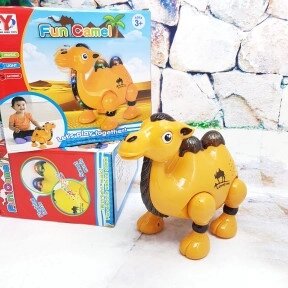 Игрушка Веселый верблюд Fun Camel (интерактивный, свет, музыка) Оранжевый от компании ART-DECO МАРКЕТ - магазин товаров для дома - фото 1