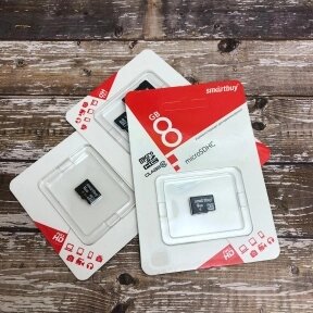 Карта памяти 8GB Smartbuy (Оригинал) micro SDНC 10 класс Без адаптера от компании bel-ok - магазин товаров для дома - фото 1