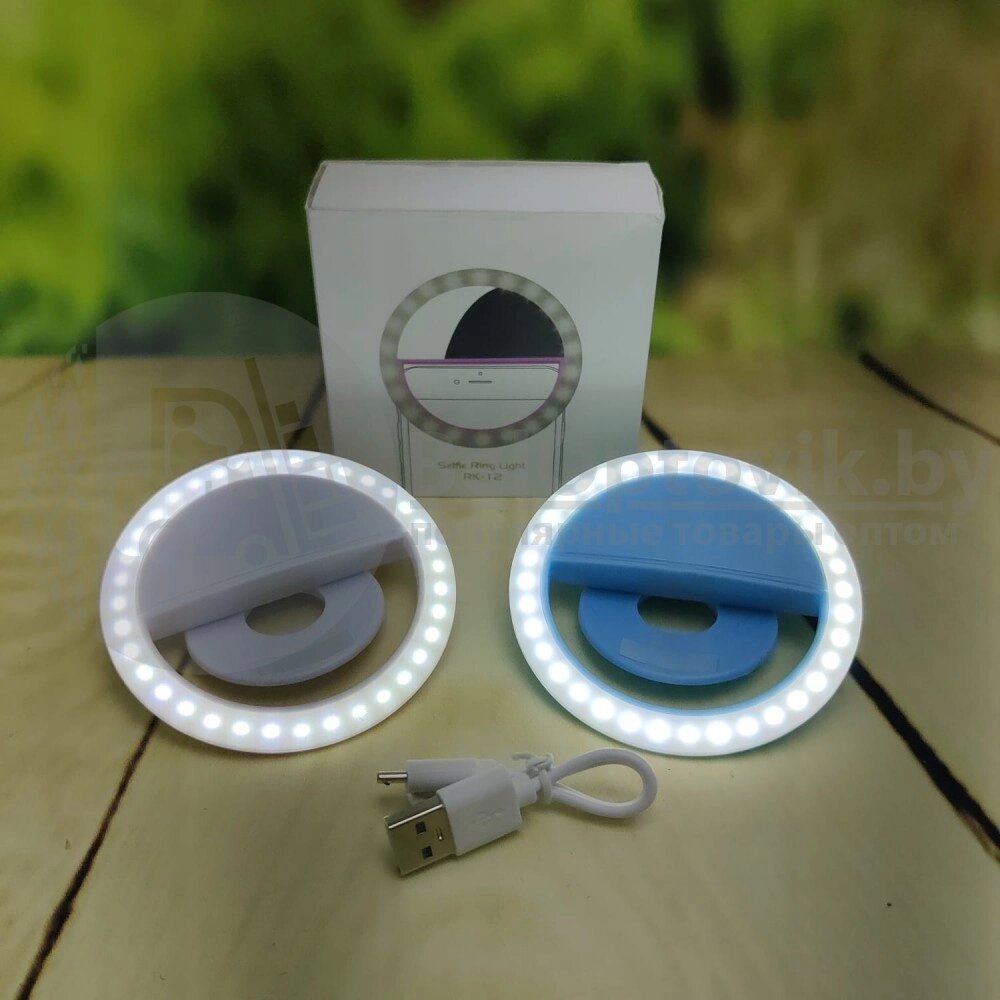 Кольцо для селфи (лампа подсветка) Selfie Ring Light, 2 батарейки ААА (в комплект не входят), 3 свет. режима от компании ART-DECO МАРКЕТ - магазин товаров для дома - фото 1