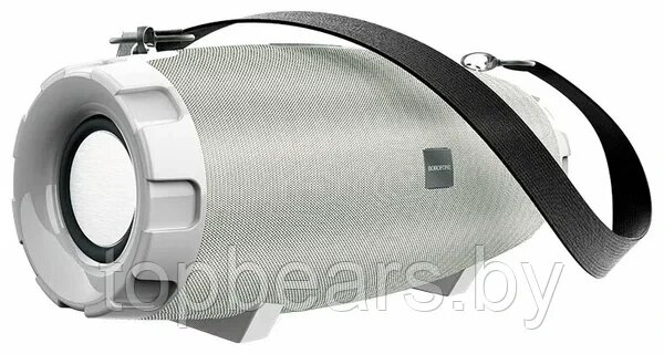 Колонка портативная Borofone BR14, Sports, пластик, Bluetooth, TF, AUX, USB, цвет: серебряный от компании Art-deco магазин товаров для дома - фото 1