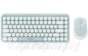 Комплект клавиатура+мышь мультимедийный SmartBuy SBC-626376AG-M мятно-белый