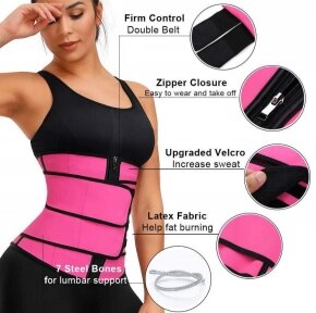 Корсет утягивающий с эффектом сауны Waist Trainer Вэст Тренер для похудения и коррекции фигуры Размер XL от компании bel-ok - магазин товаров для дома - фото 1