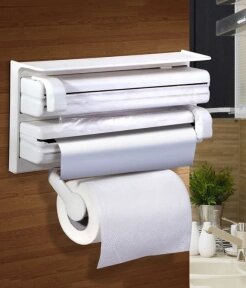 Кухонный диспенсер (органайзер) для бумажных полотенец, пленки и фольги Triple Paper Dispenser от компании ART-DECO МАРКЕТ - магазин товаров для дома - фото 1
