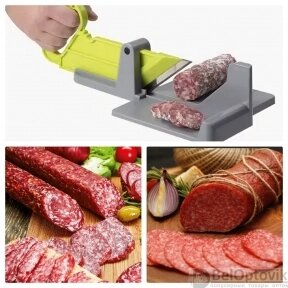 Кухонный слайсер для нарезки мяса и овощей (Ломтерезка) Aperi Coupe Guillotine a saucisson от компании bel-ok - магазин товаров для дома - фото 1