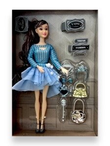 Кукла с аксессуарами / игровой набор "Модница" от компании ART-DECO МАРКЕТ - магазин товаров для дома - фото 1