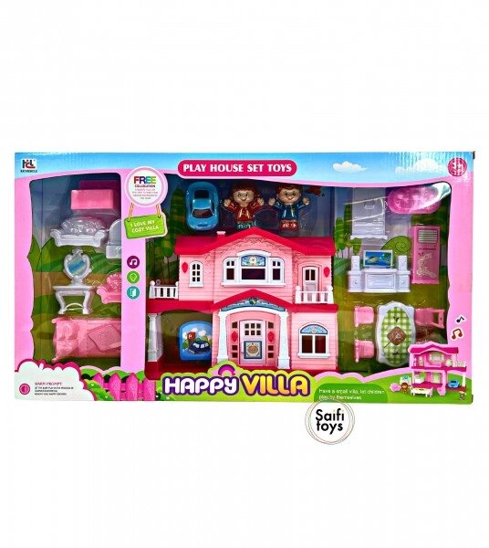 Кукольный домик Happy Villa от компании ART-DECO МАРКЕТ - магазин товаров для дома - фото 1