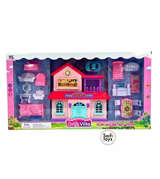 Кукольный домик Lovely House Play от компании ART-DECO МАРКЕТ - магазин товаров для дома - фото 1
