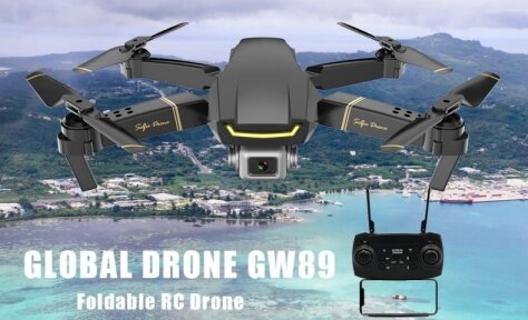 Квадрокоптер Global Drone GD89 с камерой WI-Fi HD от компании bel-ok - магазин товаров для дома - фото 1