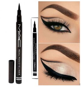 Ликвидация Черная подводка - фломастер MAC New Waterproof Protective Liquid Eyeliner, 2g Черный от компании bel-ok - магазин товаров для дома - фото 1