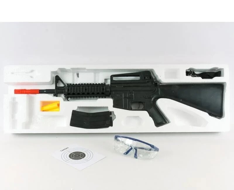 M16BA Автомат с гелевыми пулями с мишенью и очками от компании ART-DECO МАРКЕТ - магазин товаров для дома - фото 1
