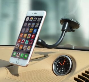 Магнитный держатель для смартфона/планшета на лобовое стекло Mobile Phone CAR Holder QY-014 от компании bel-ok - магазин товаров для дома - фото 1