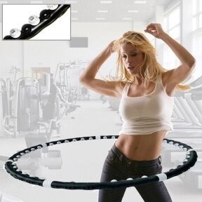 Магнитный массажный обруч-хулахуп Massaging Hoop Exerciser от компании bel-ok - магазин товаров для дома - фото 1