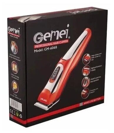 Машинка для стрижки волос Gemei GM-6068 от компании ART-DECO МАРКЕТ - магазин товаров для дома - фото 1