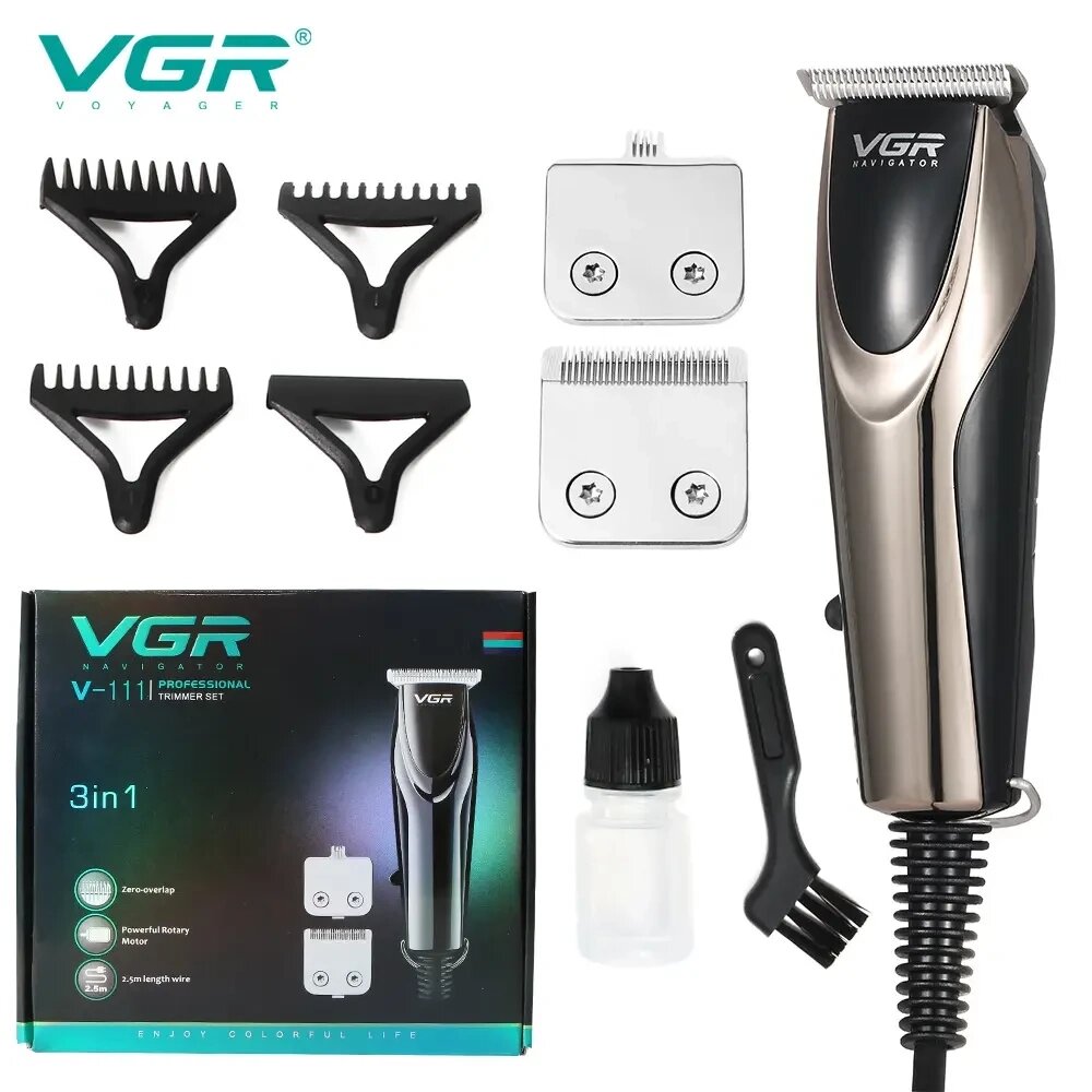 Машинка для стрижки волос (триммер) VGR V-111 от компании ART-DECO МАРКЕТ - магазин товаров для дома - фото 1