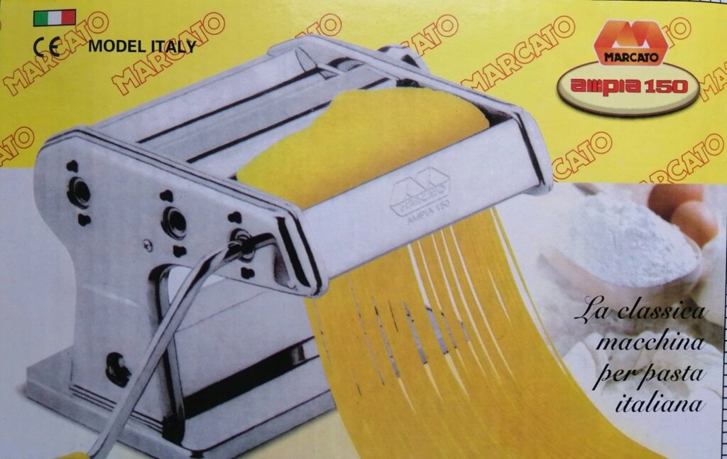 Машинка тестораскаточная Pasta Maker Deluxe для приготовления пасты (лапши) 150мм от компании Art-deco магазин товаров для дома - фото 1