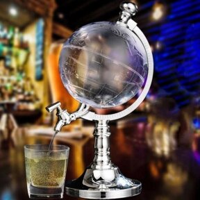 Мини Бар Глобус диспенсер для напитков 3,5 литра Globe Drink от компании bel-ok - магазин товаров для дома - фото 1