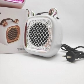 Миниобогреватель портативный с ушками Mini Heater Белый от компании bel-ok - магазин товаров для дома - фото 1