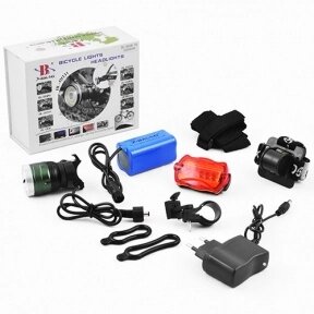 Мощный вело фонарь - фара Bicycle Lights Headlights X-Balog BL-B02B-T6 от компании bel-ok - магазин товаров для дома - фото 1