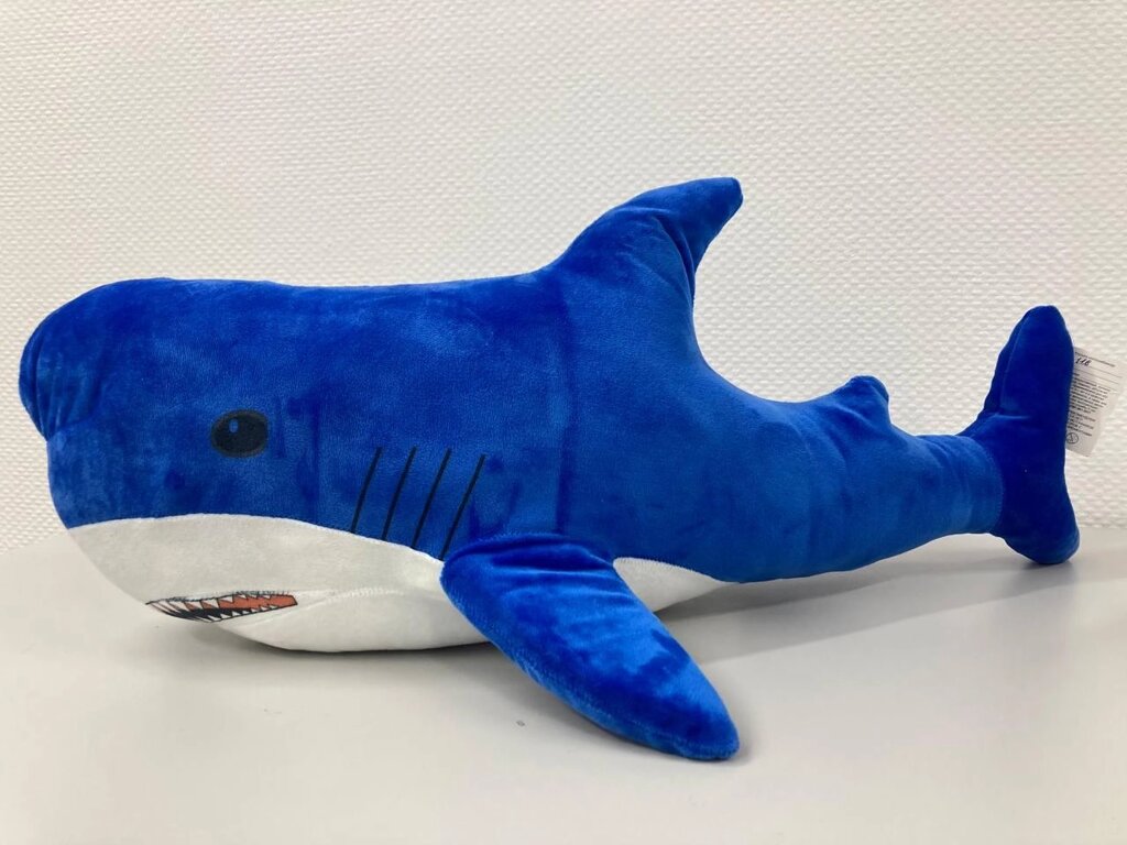Мягкая игрушка Акула 75см topBear №116 синяя от компании ART-DECO МАРКЕТ - магазин товаров для дома - фото 1