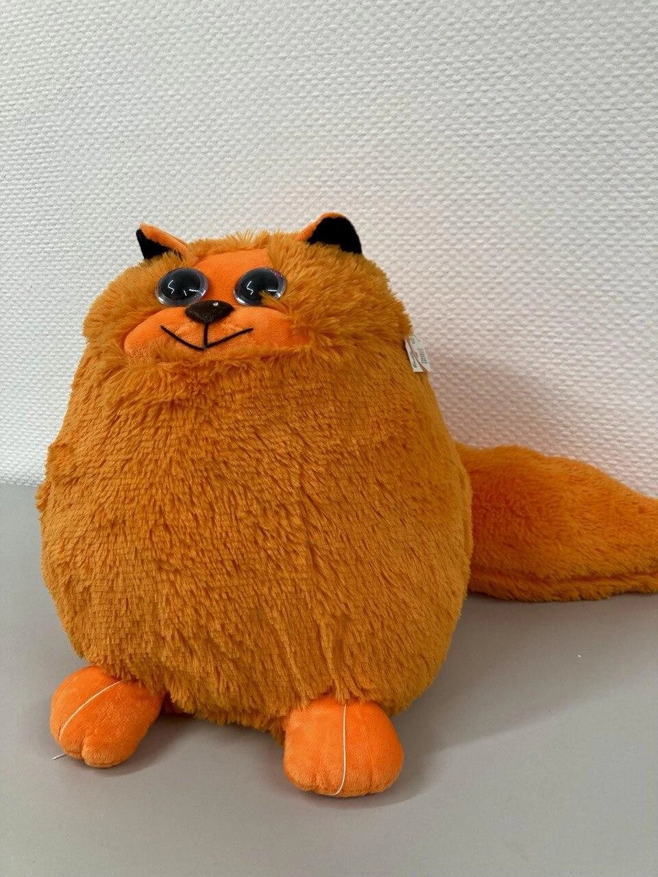 Мягкая игрушка кот круглый большой "Марсель" 35 см от компании ART-DECO МАРКЕТ - магазин товаров для дома - фото 1