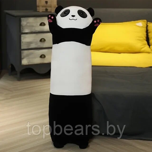 Мягкая игрушка-подушка большая панда-батон 70 см. от компании ART-DECO МАРКЕТ - магазин товаров для дома - фото 1