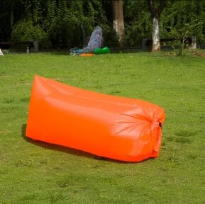 Надувной диван (Ламзак)/ Размер 190х70см. Лучшее качество Оранжевый от компании ART-DECO МАРКЕТ - магазин товаров для дома - фото 1