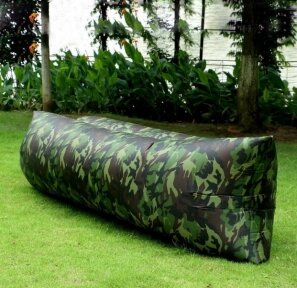 Надувной диван (Ламзак) размер XL 200 х 90см Хаки от компании ART-DECO МАРКЕТ - магазин товаров для дома - фото 1