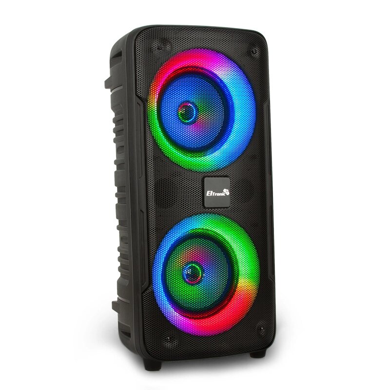 Напольная колонка Eltronic DANCE BOX 300 Watts  арт. 20-19 с проводным микрофоном и RGB цветомузыкой от компании bel-ok - магазин товаров для дома - фото 1