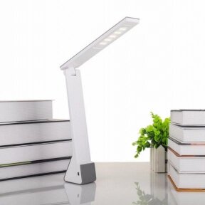 Настольная аккумуляторная лампа Desktop small Desk Lamp YZ-U12B Серая от компании ART-DECO МАРКЕТ - магазин товаров для дома - фото 1