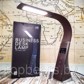 Настольная Бизнес Лампа с LCD-дисплеем Business Desk lamp Led (календарь, часы, будильник, термометр, 3 режима от компании ART-DECO МАРКЕТ - магазин товаров для дома - фото 1