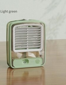 Настольный мини - вентилятор - увлажнитель Light air conditioning MINI FAN беспроводной  / Кондиционер 2в1 увлажнение и от компании bel-ok - магазин товаров для дома - фото 1