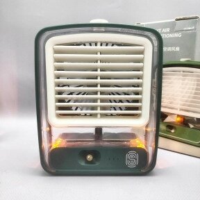 Настольный мини - вентилятор - увлажнитель Light air conditioning MINI FAN беспроводной  / Кондиционер 2в1 от компании ART-DECO МАРКЕТ - магазин товаров для дома - фото 1
